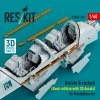 RESKIT RSU48-0293 Rafale B cockpit (Basic edition with 3D decals) for HobbyBoss kit (3D Printed) (1/48)